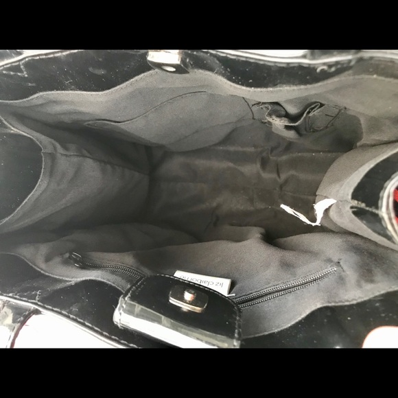 Holiday tote Liz Claiborne holiday resort bag purse graphic resort wear - Picture 5 of 12